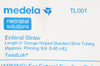 Medela TL001 Enteral Straw 5inch Orange-Striped Standard Bore Tubing,0.40mL
