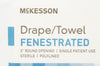 Mckesson 25-517 Drape/Towel Fenestrated 3 inch Round Opening 18inch x 26 inch(x)