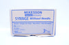 Mckesson 102-S3C Syringe Without Needle 3cc/ml - Case of 100 (x)