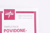 Medline MDS093902 Triple Pack 10% Povidone-Iodine Swabsticks (x) - Pack of 3