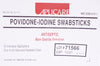 Aplicare S-1111 One Povidone-Iodine Swabsticks Antiseptic Solution - Box of 50