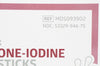 Medline MDS093902 Triple Pack 10% Povidone-Iodine Swabsticks - Box of 25