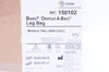 Bard 150102 Dispoz-A-Bag Medium Leg Bag and Two Latex Leg Straps - Case of 12