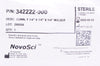 NovoSci 342222-000 Connector 1/4inch x 1/4inch x 1/4inch W/Luer