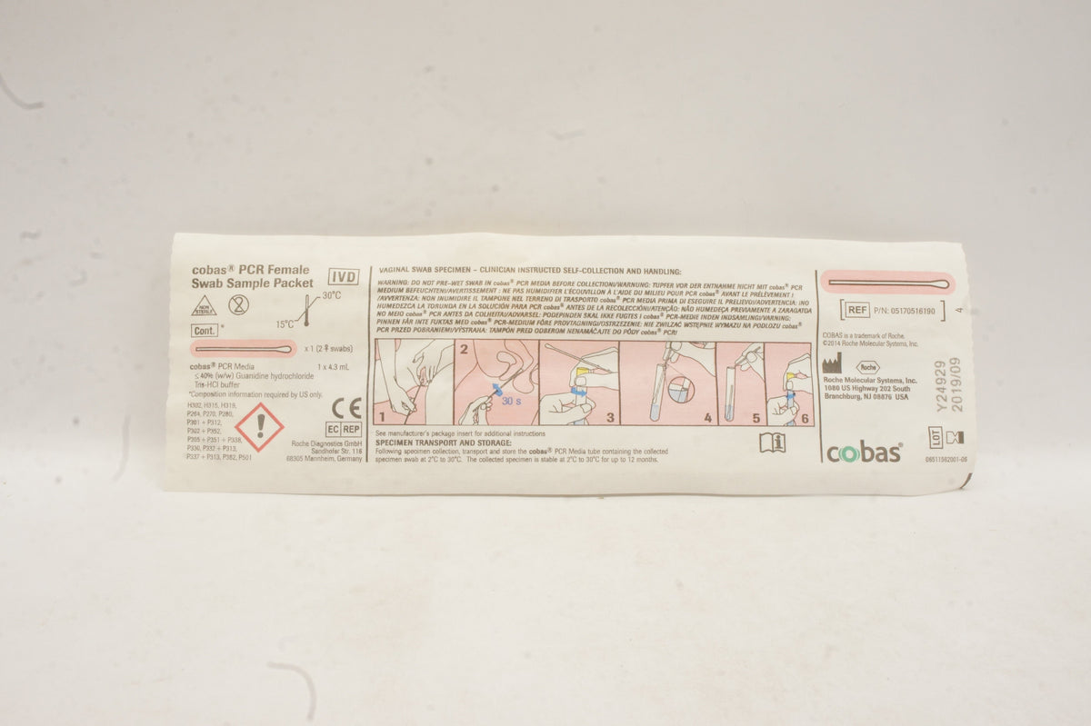 Cobas 05170516190 PCR Female Swab Sample Packet (x) – Imedicsales