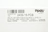 PDC 2439-16-PDB Securline Barcode Blood Band, Narrow, Red (x) - Box of 150