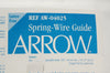 Arrow AW-04025 Spring-Wire Guide, Straight Soft Tip, .025inch x 13-1/8inch