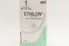 Ethicon 489T 1 Ethilon Nylon Stre LR 75mm 3/8c 30inch (x) - Box of 24