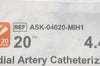 Arrow ASK-04020-MIH1 Radial Artery Catheterization Kit 20Ga x4.45cm x .018in.(x)