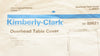 Kimberly-Clark 89621 Overhead Table Cover, Blue, 76in. x 85in., 60in. x 44in.(x)