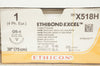 Ethicon X518H 1 Ethibond Stre OS-4 22mm 1/2c Reverse Cutting, 30inch - Box of 36
