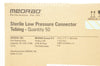 Medrad 113638 Sterile Low Pressure Connector Tubing (x) - Box of 50