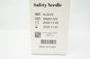 Yangzhou Medline N-2315 Safety Needle 23G x 1-1/2inch - Box of 100