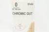 Ethicon 914H 0 Chromic Gut 36inch CT 40mm 1/2c Taper - Box of 36