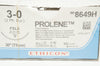 Ethicon 8649H 3-0 Prolene Stre FSLX 36mm 3/8c Reverse Cutting 30inch - Box of 36