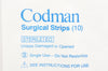 Codman 80-1450 Surgical Strips 1/4inch x 6inch -Pack of 10