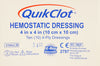 Z-Medica 2797 QuickClot Hemostatic Dressing 4inch x 4inch - Box of 10