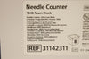 Covidien 31142311 Devon Ndle Counter 1840 Foam Block - Box of 8