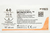 Ethicon Y823 4-0 Monocryl , PC-5 19mm 3/8c Conventional Cutting, 18inch