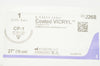 Ethicon J268 1 VICRYL, CP-1, 36mm 1/2c Reverse Cutting, 27inch