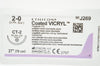 Ethicon J269 2-0 Coated VICRYL, CT-2, 26mm 1/2c Taper, 27inch