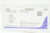 Ethicon J219 3-0 Coated Vicryl SH-1, 22mm 1/2c Taper, 27inch