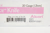 Alcon 8065912001 Ophthalmic Corneal/Scleral V-Lance Knife 20Ga (x)