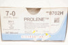 Ethicon 8702H Prolene Polypropylene 7-0 BV-1 9.3mm 3/8c 24In - Box of 36 (x)