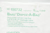 Bard 150732 Dispoz-A-Bag Disposable Urinary Leg Bag w/Drainage Valve Large 32oz.