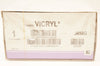 Ethicon J650G Vicryl Polyglactin Stre TP-1 65mm 1/2c Taper 27inch(x) - Box of 12