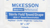 Mckesson 25-517 Medi-Pak Filed Towel/Drape w/3inch Fenestration 18 x 26inch(x)