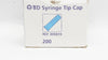 BD 305819 Syringe Tip Cap - Box of 76