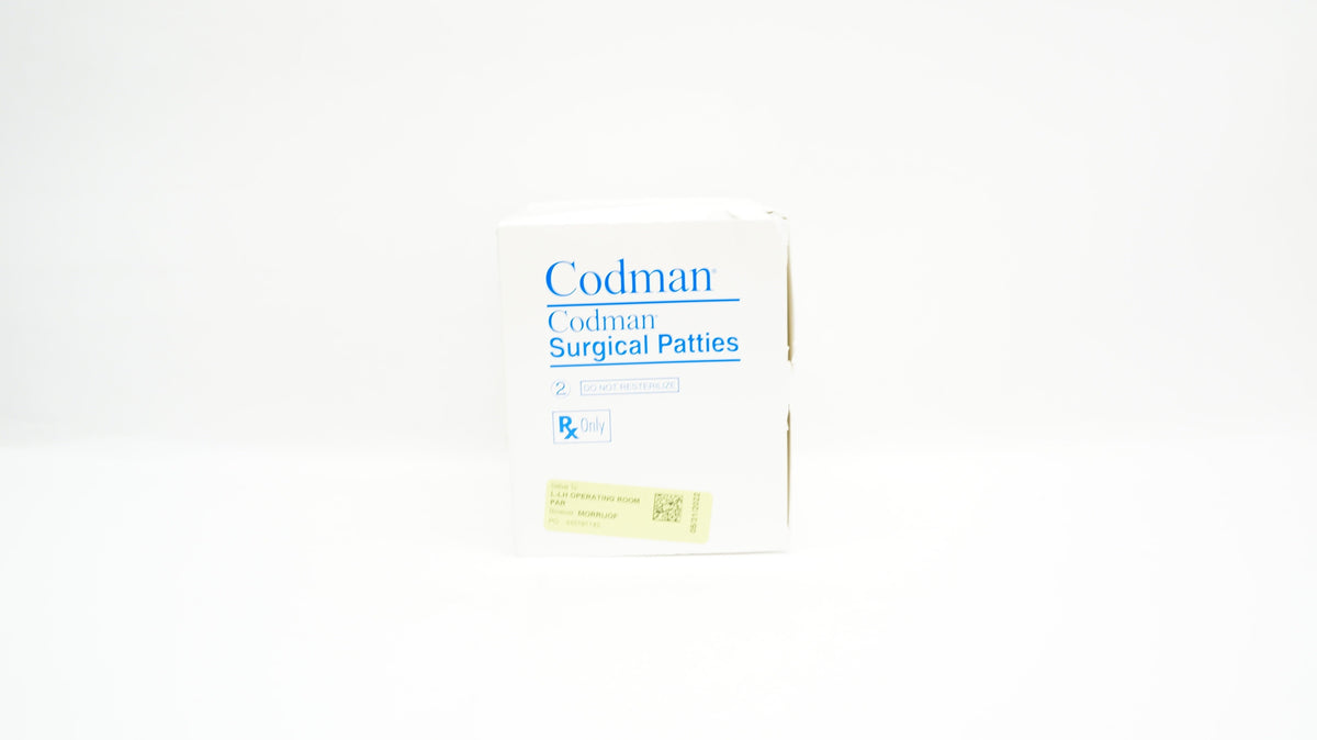 Codman 80-1399 Surgical Patties 0.25inch x 0.25inch - Box of 20 ...