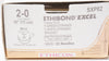 Ethicon SXP82 Ethibond Excel 2-0 GRN/WHT 30in. SH-2 DOUBLE ARMED (x) - Box of 8