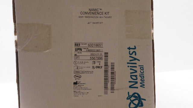 Navilyst Medical 60018651 Namic Convenience Kit, Left Heart (x) - Case ...