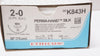 Ethicon K843H 2-0 Perma-Hand Silk Stre MH 26mm 1/2c Taperpoint 30In(x)-Box of 30