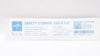 Medline SYRS103235 Safety Syringe 23G x 1.0inch, 3ml