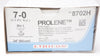 Ethicon 8702H Prolene Polypropylene 7-0 BV-1 9.3mm 3/8c 24In - Box of 36