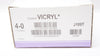 Ethicon J109T 4-0 Coated Vicryl Undyed Braided 18In Stre - Box of 20 (x)