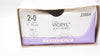 Ethicon J306H 2-0 Coated Vicryle Polyglactin Stre RB-1 17mm 1/2c 27In -Box of 28