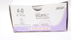 Ethicon J434H 4-0 Coated Vicryl Polyglactin Stre TF 13mm 1/2c 27In - Box of 32