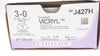Ethicon J427H 3-0 Coated Vicryl Polyglactin Stre PS-2 19mm 3/8c 27In - Box of 36