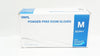 Caring SB512 Vinyl Powder-Free Exam Gloves, Size M - Box of 150