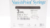 Retractable 10341 VanishPoint Syringe 3ml 22G x 1-1/2 inch - Box of 100