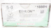 Ethicon 1666H 5-0 ETHILON Stre PS-2 19mm 3/8c Reverse Cutting 18inch - Box of 9