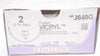 Ethicon J649G 2 Coated VICRYL Polyglactin 910 Stre TP-1 65mm, 4x 27in.-Box of 12