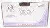 Ethicon J286G 2-0 Coated VICRYL Undyed Braided Ligapak 54inch - Box of 12