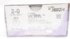 Ethicon J602H 2-0 Coated Vicryl UR-6 26mm 5/8c Taper, 27inch - Box of 36