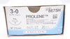 Ethicon 8675H 3-0 Prolene FSL 30mm 3/8c Reverse Cutting  30In - Box of 36