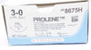 Ethicon 8675H 3-0 Prolene FSL 30mm 3/8c Reverse Cutting  30In - Box of 36